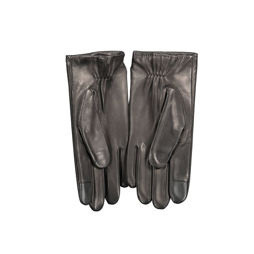 Tommy Hilfiger Black Leather Glove – M par Tommy Hilfiger | Disponible sur Sandy Store ByNet