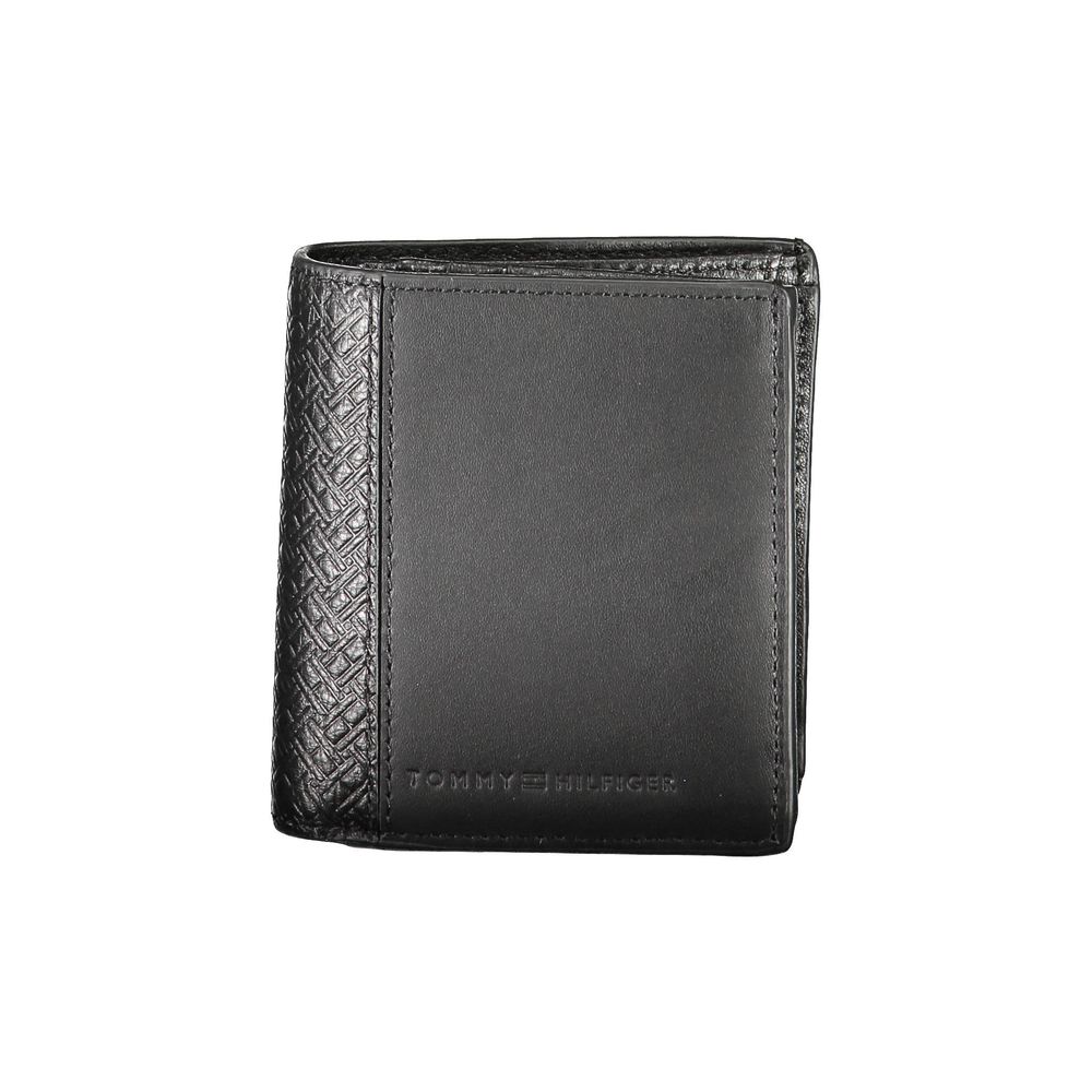 Tommy Hilfiger Black Leather Men Wallet - Sandy Store ByNet