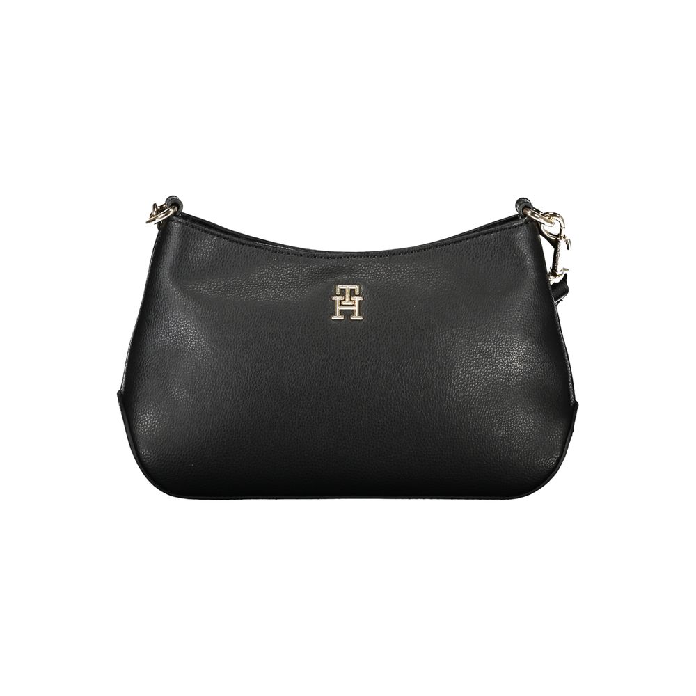 Tommy Hilfiger Black Polyester Handbag - Sandy Store ByNet