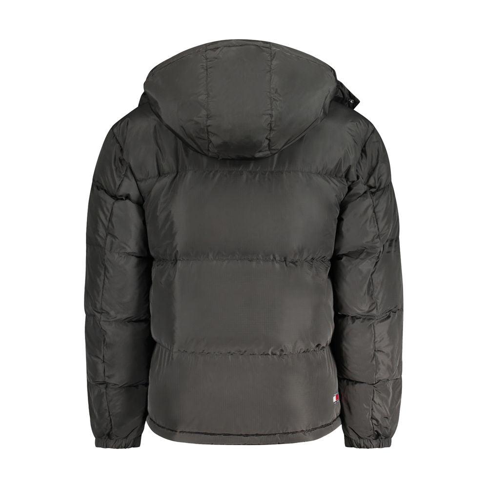 Tommy Hilfiger Black Polyester Men Jacket – XL par Tommy Hilfiger | Disponible sur Sandy Store ByNet