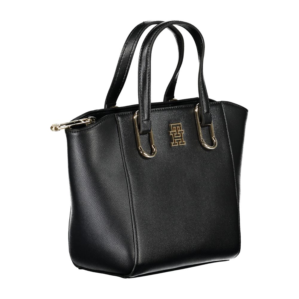 Tommy Hilfiger Black Polyethylene Handbag - Sandy Store ByNet