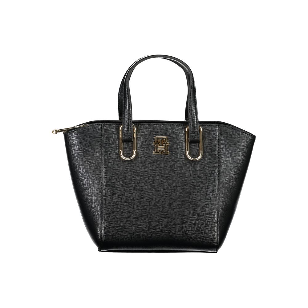 Tommy Hilfiger Black Polyethylene Handbag - Sandy Store ByNet