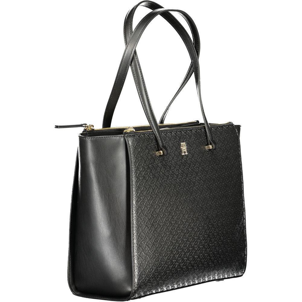 Tommy Hilfiger Black Polyethylene Women Handbag – par Tommy Hilfiger | Disponible sur Sandy Store ByNet