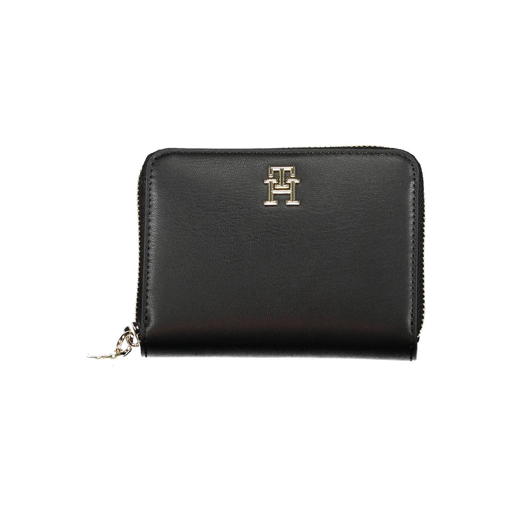 Tommy Hilfiger Black Polyethylene Women Wallet - Sandy Store ByNet
