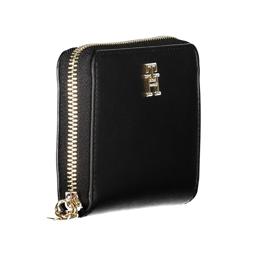 Tommy Hilfiger Black Polyethylene Women Wallet - Sandy Store ByNet