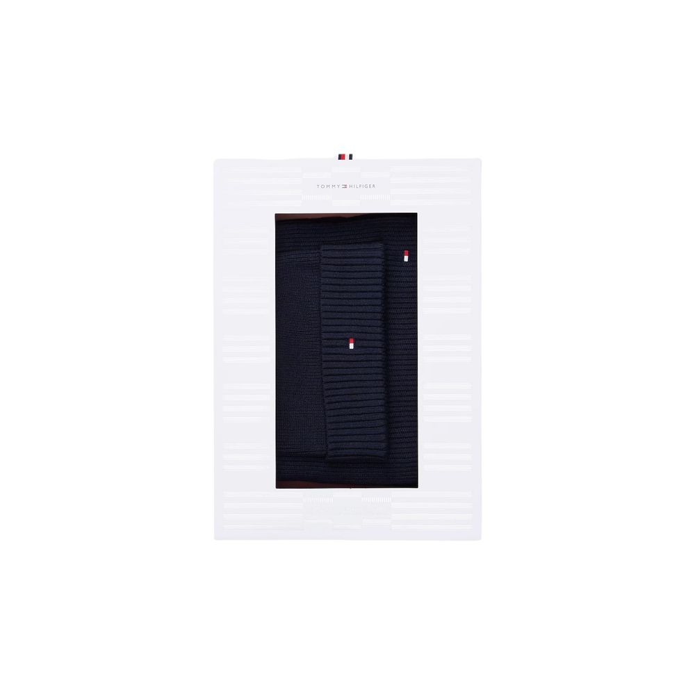 Tommy Hilfiger Blue Cotton Scarf - Sandy Store ByNet
