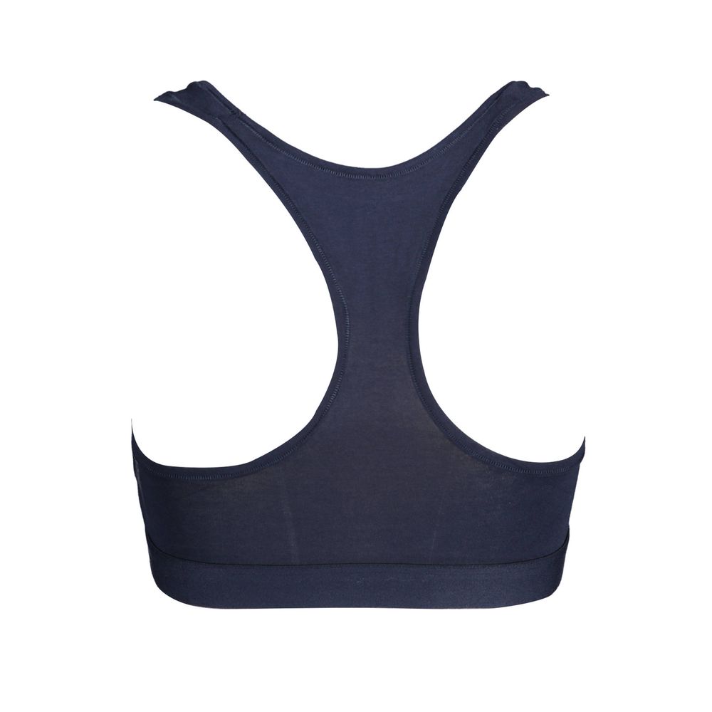 Tommy Hilfiger Blue Cotton Women Sports Bra - Sandy Store ByNet