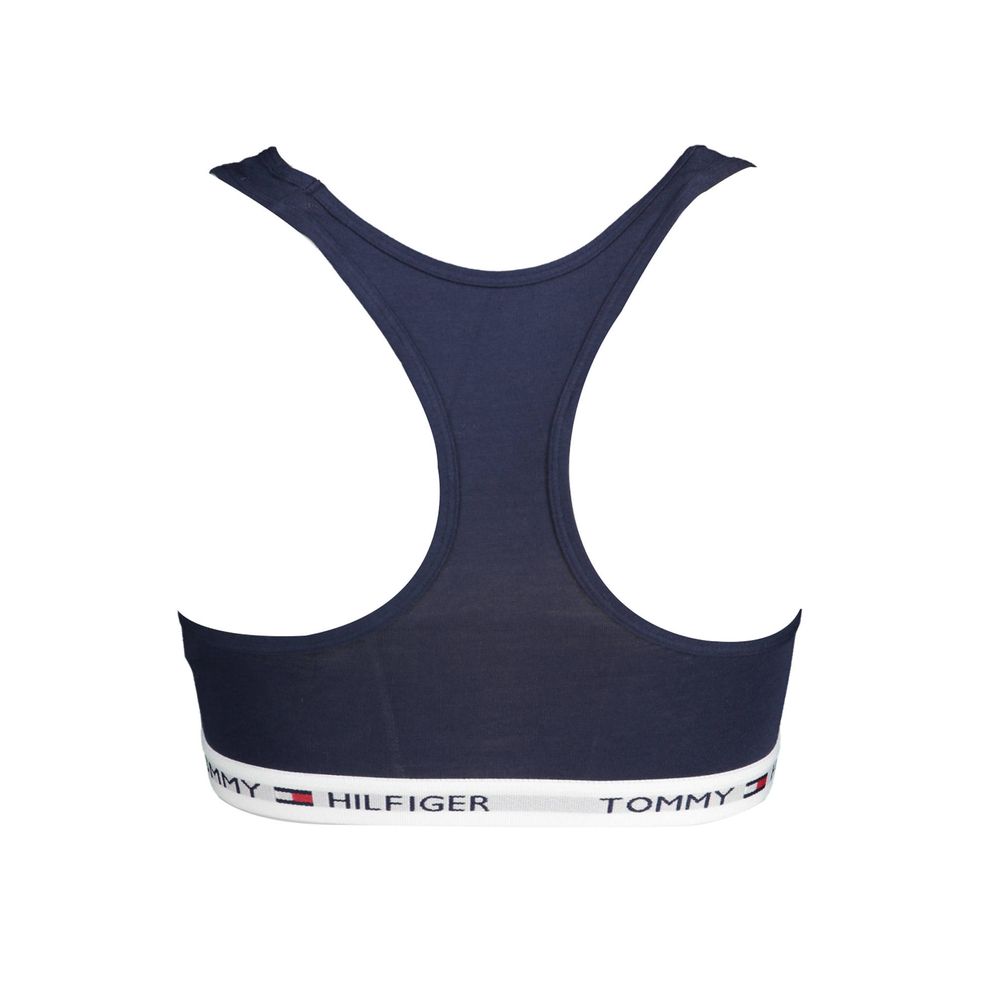 Tommy Hilfiger Blue Cotton Women Sports Bra - Sandy Store ByNet