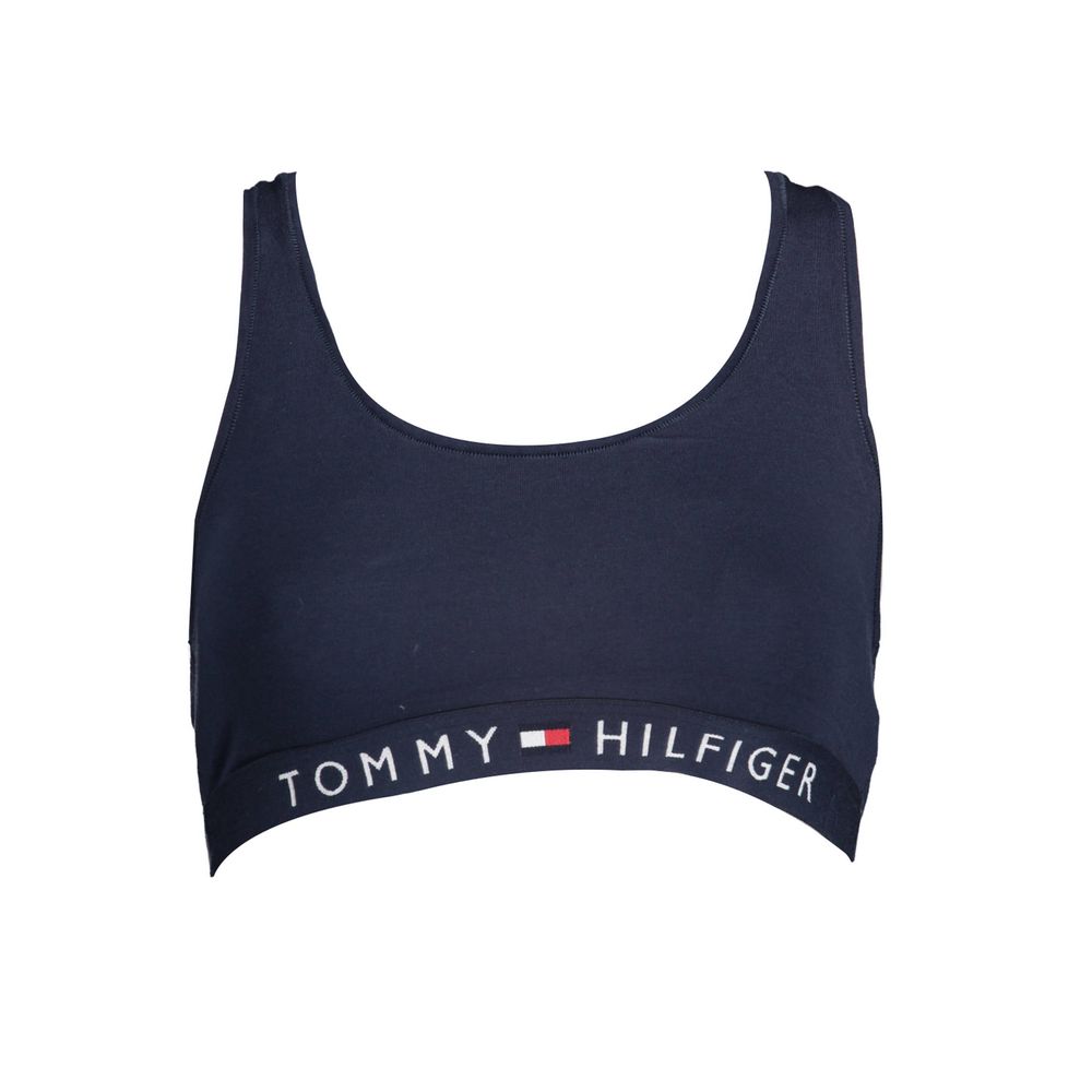 Tommy Hilfiger Blue Cotton Women Sports Bra - Sandy Store ByNet