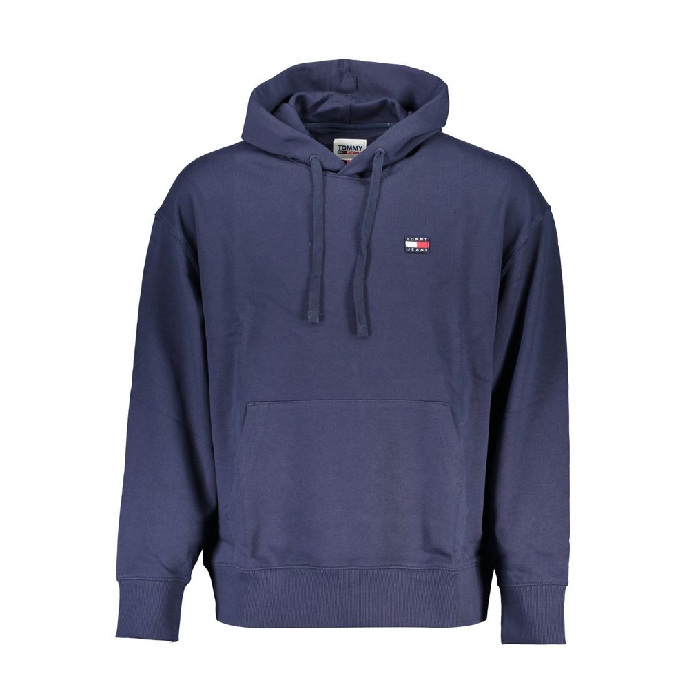 Tommy Hilfiger Chic Blue Hooded Sweatshirt with Logo Detail - Sandy Store ByNet
