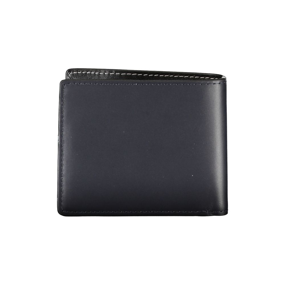 Tommy Hilfiger Elegant Blue Leather Bifold Wallet - Sandy Store ByNet