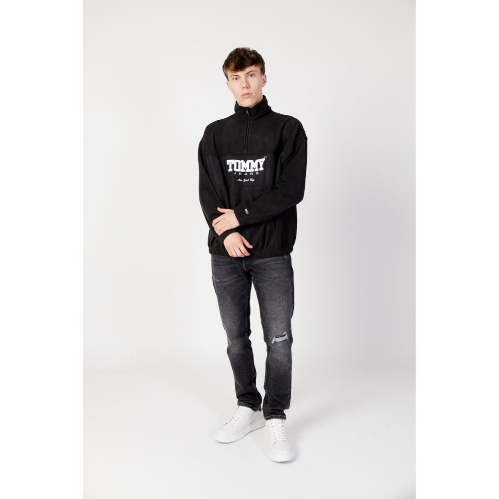 Tommy Hilfiger Jeans Black Recycled Polyester Sweater - Sandy Store ByNet