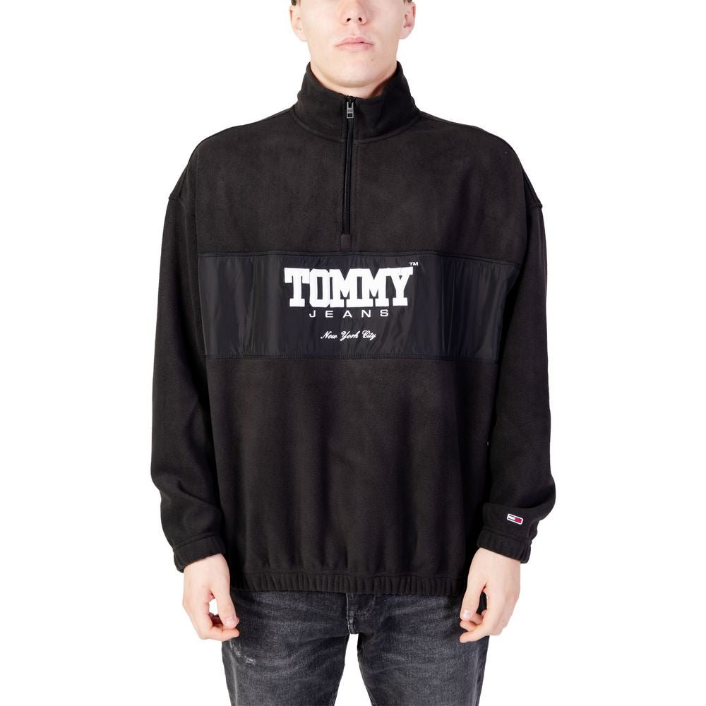 Tommy Hilfiger Jeans Black Recycled Polyester Sweater - Sandy Store ByNet