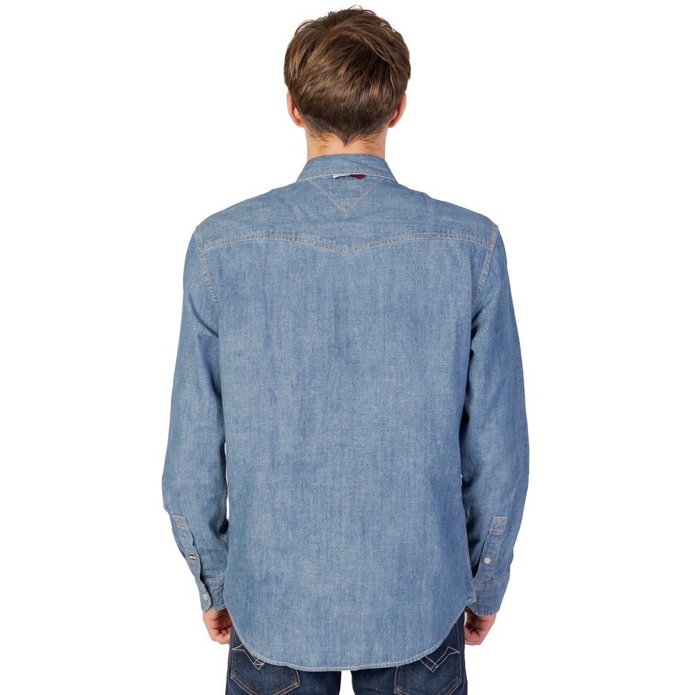 Tommy Hilfiger Jeans Blue Cotton Shirt - Sandy Store ByNet