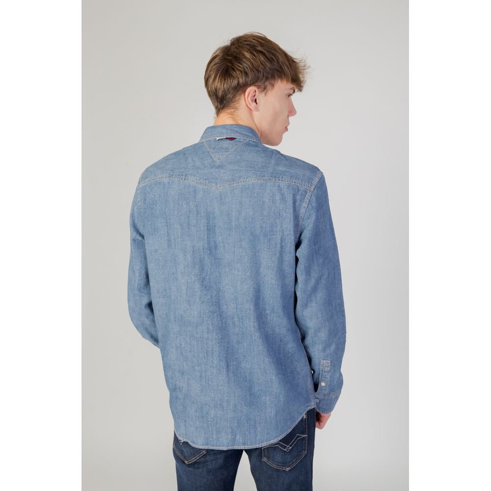Tommy Hilfiger Jeans Blue Cotton Shirt - Sandy Store ByNet