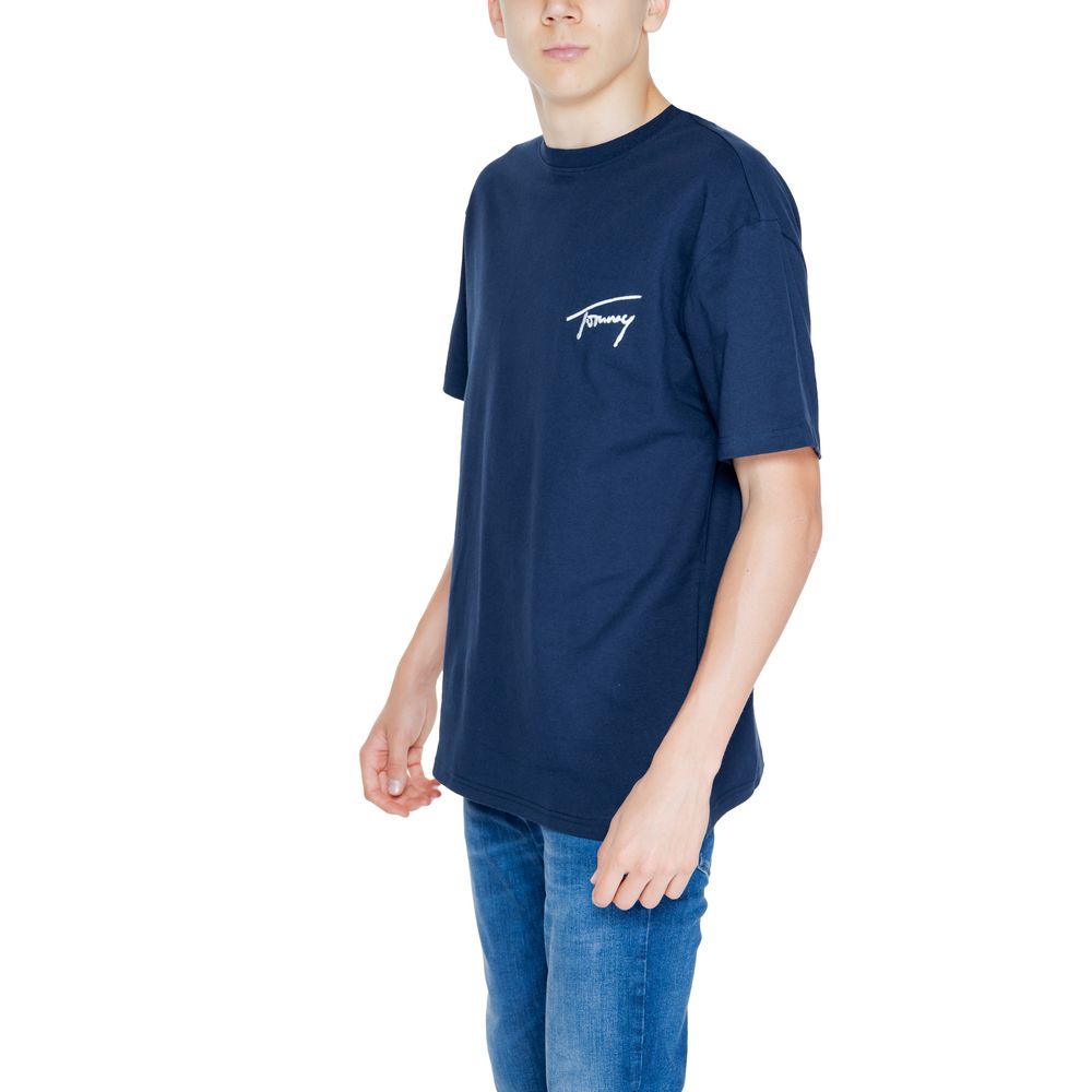 Tommy Hilfiger Jeans Blue Cotton T-Shirt - Sandy Store ByNet