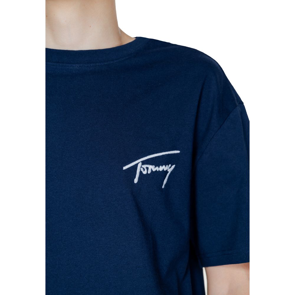 Tommy Hilfiger Jeans Blue Cotton T-Shirt - Sandy Store ByNet