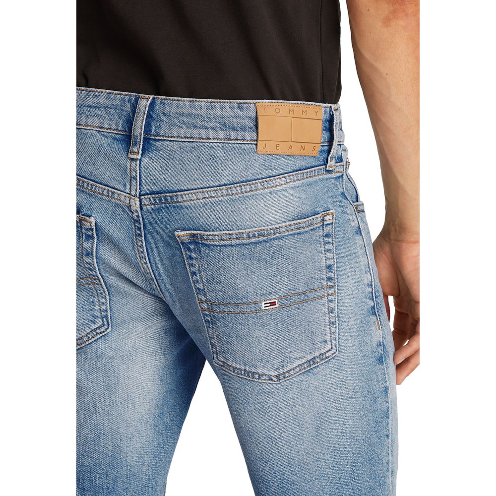 Tommy Hilfiger Jeans Light Blue Recycled Cotton Bermuda – W33 par Tommy Hilfiger Jeans | Disponible sur Sandy Store ByNet