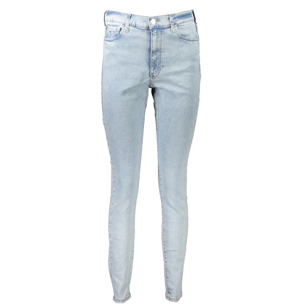 Tommy Hilfiger Light Blue Cotton Jeans & Pant - Sandy Store ByNet