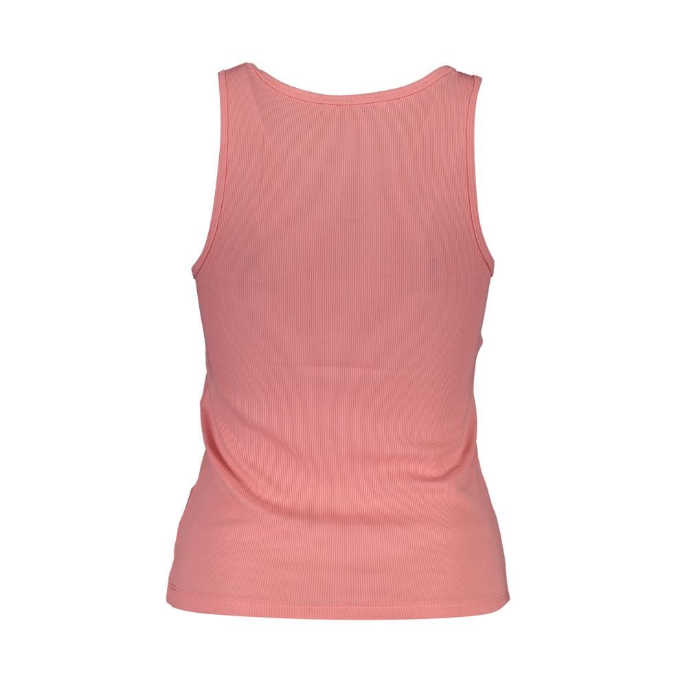 Tommy Hilfiger Pink Cotton Tank Top – XS par Tommy Hilfiger | Disponible sur Sandy Store ByNet
