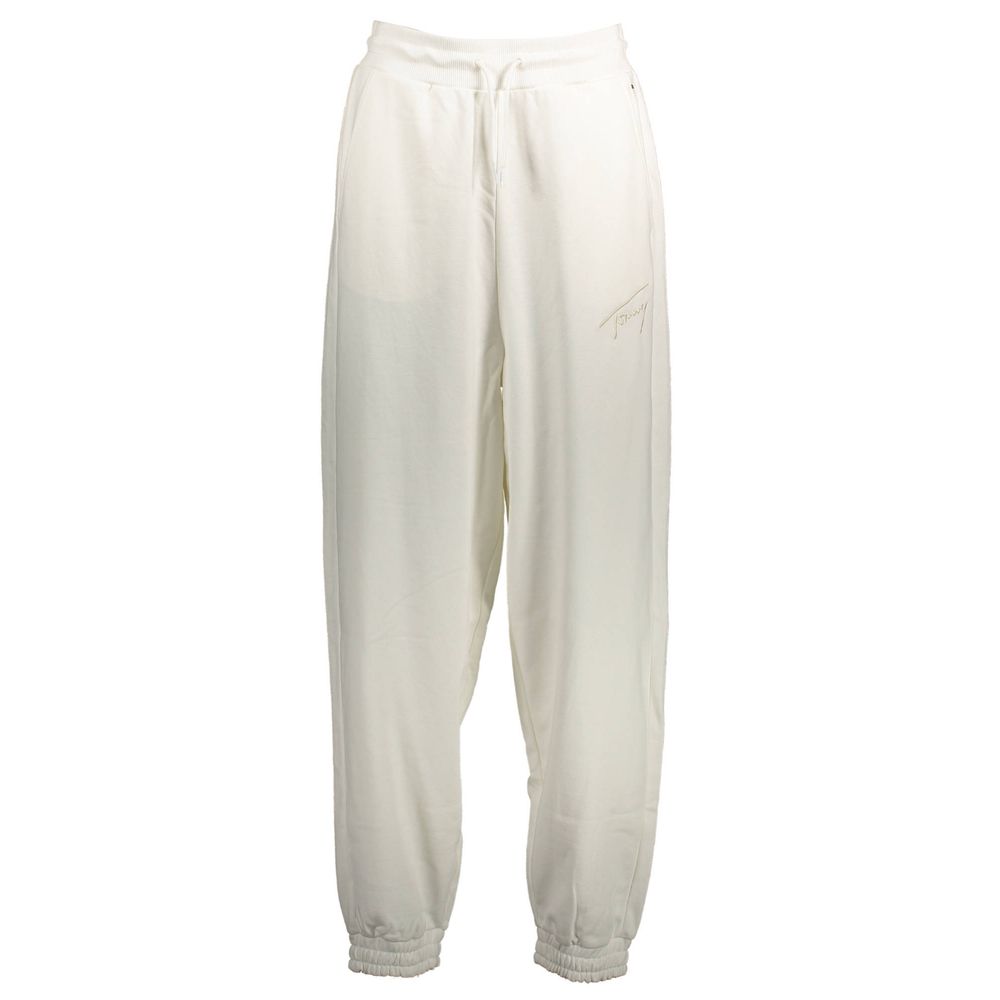 Tommy Hilfiger White Cotton Pant – L par Tommy Hilfiger | Disponible sur Sandy Store ByNet