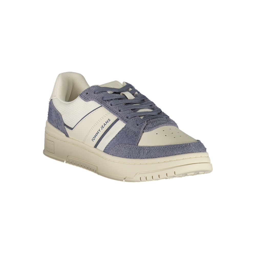 Tommy Hilfiger White Leather Men Sneaker – EU40/US7 par Tommy Hilfiger | Disponible sur Sandy Store ByNet