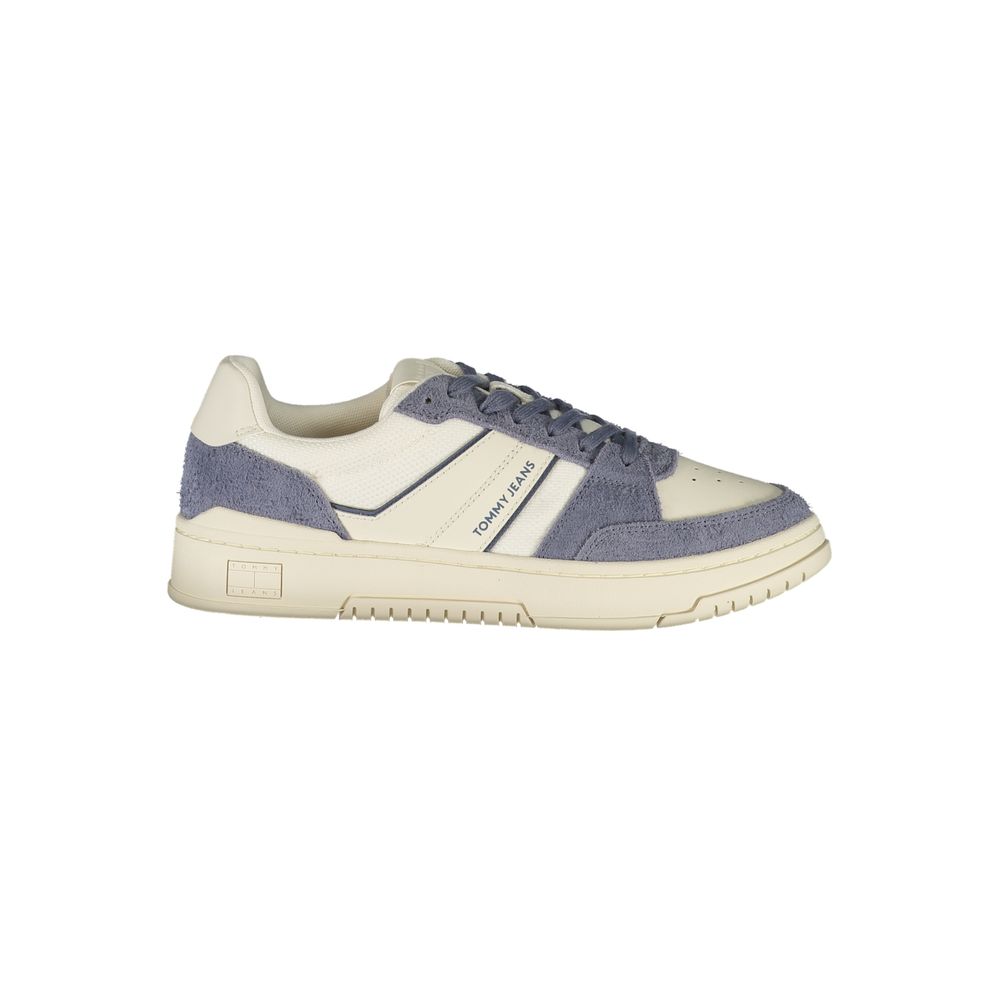 Tommy Hilfiger White Leather Men Sneaker – EU40/US7 par Tommy Hilfiger | Disponible sur Sandy Store ByNet