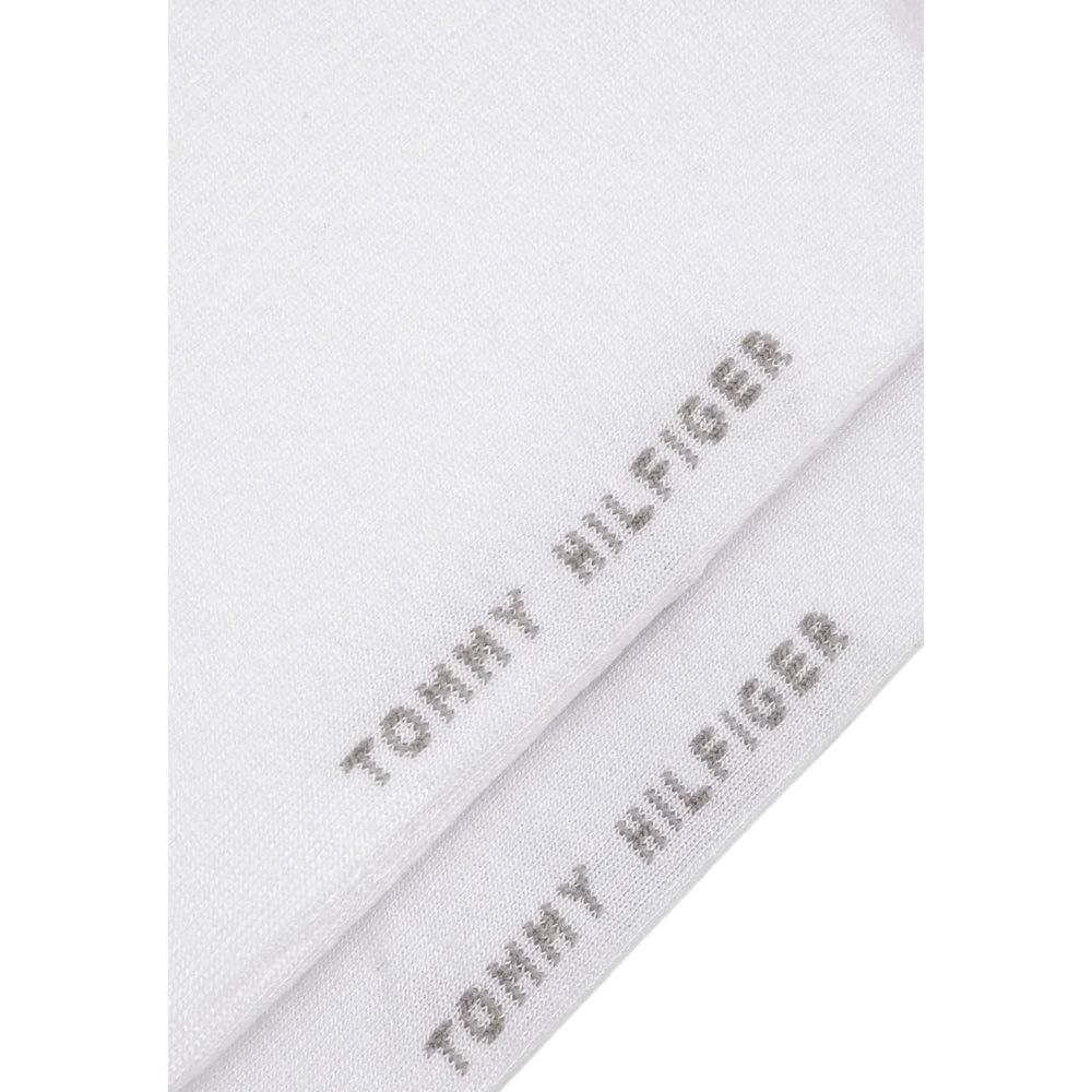 Tommy Hilfiger White Lyocell Sock – 39 - 42 par Tommy Hilfiger | Disponible sur Sandy Store ByNet