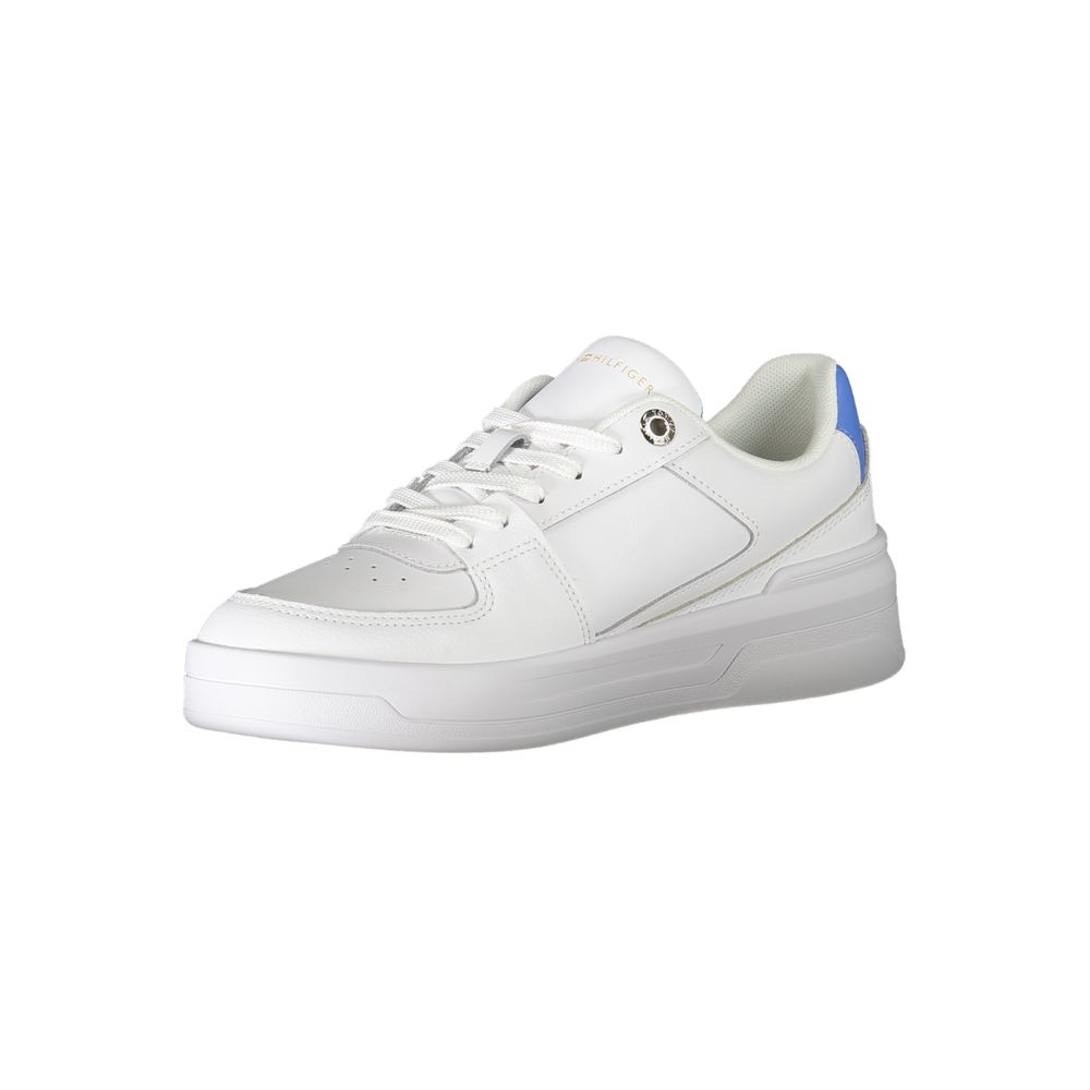 Tommy Hilfiger White Polyester Sneaker - Sandy Store ByNet
