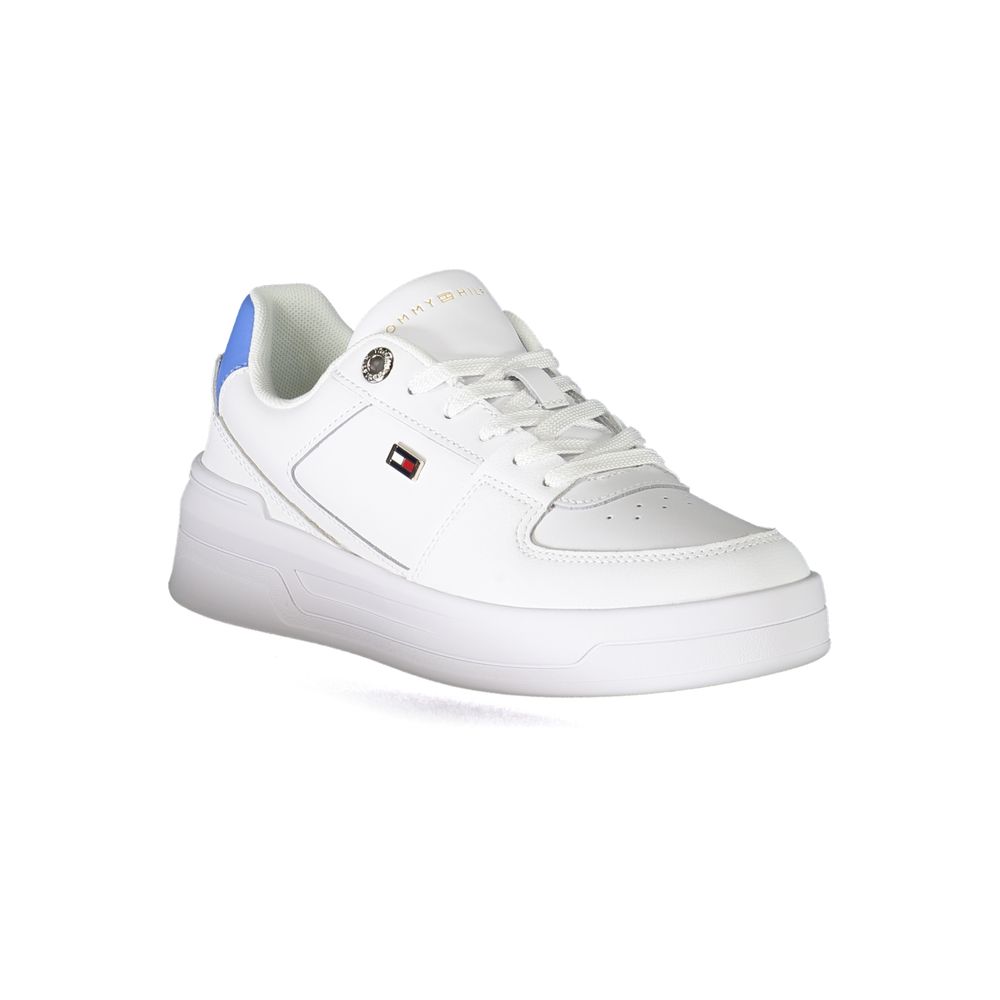 Tommy Hilfiger White Polyester Sneaker - Sandy Store ByNet