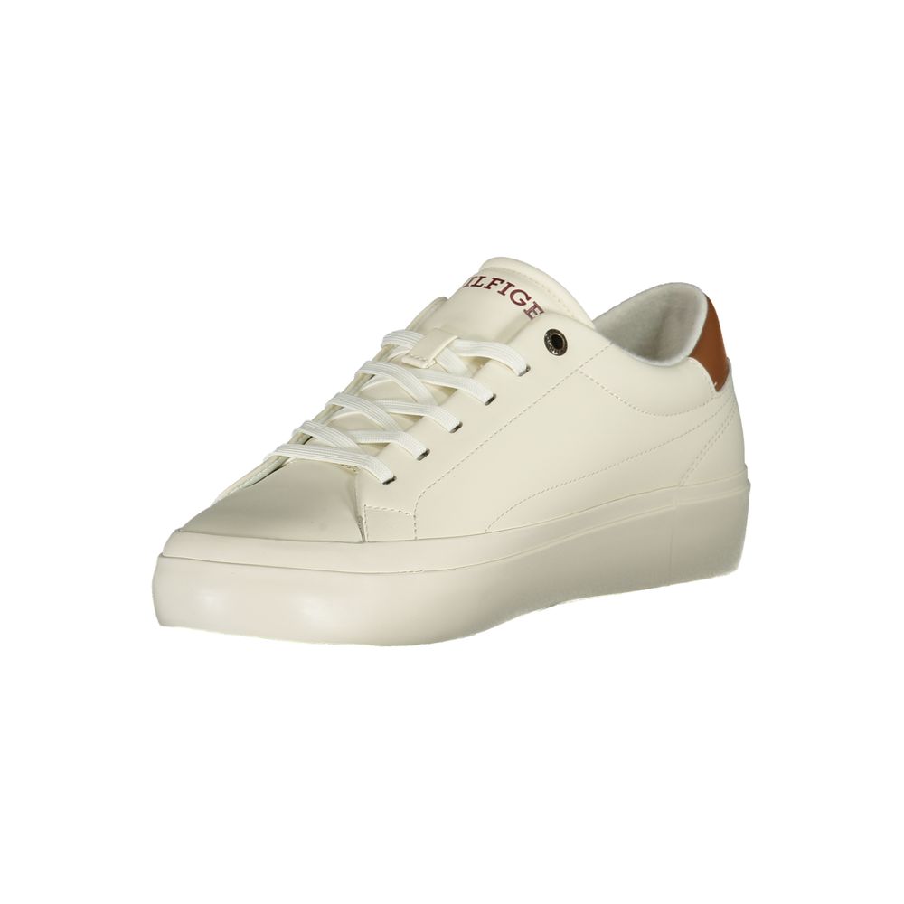 Tommy Hilfiger White Polyethylene Men Sneaker - Sandy Store ByNet