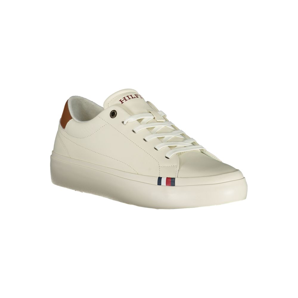 Tommy Hilfiger White Polyethylene Men Sneaker - Sandy Store ByNet