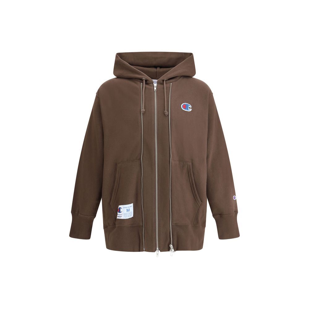 Undercover Hoodie with double zipper - Sandy Store ByNet