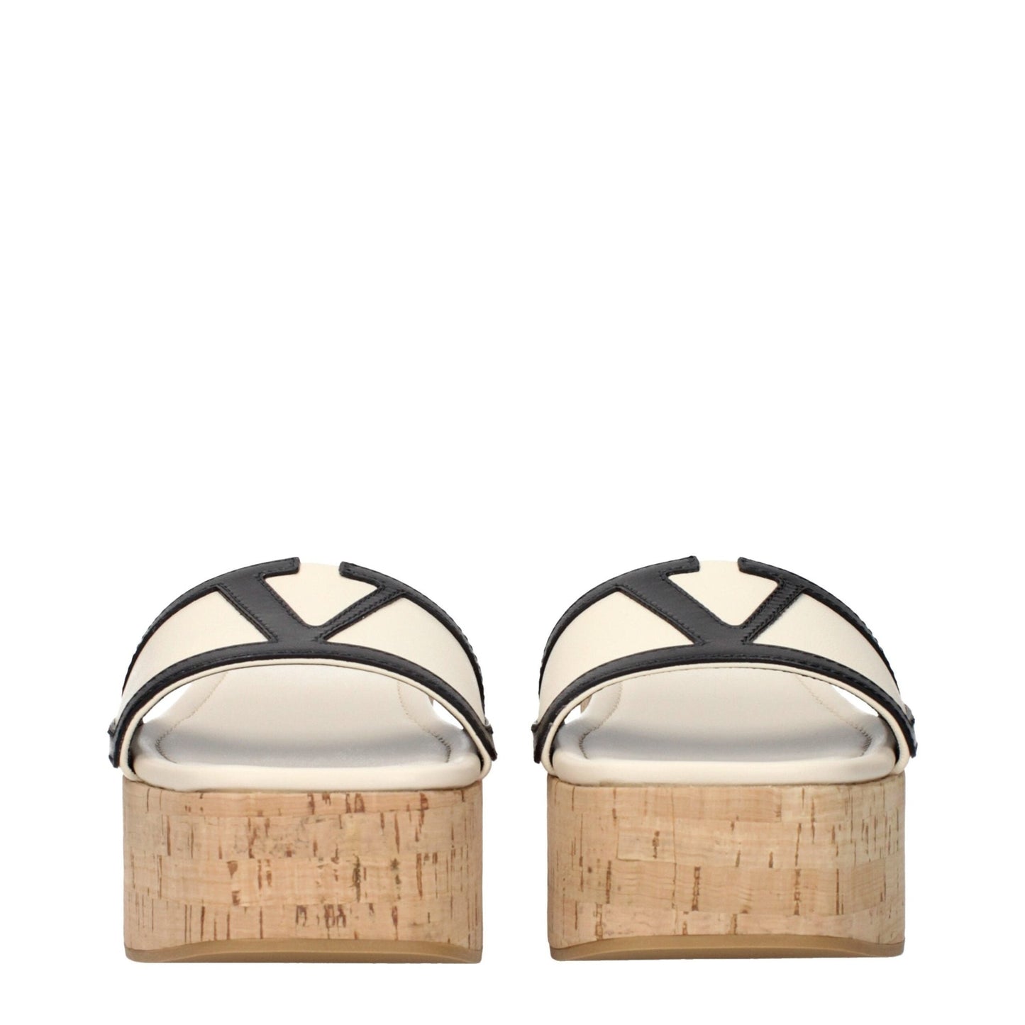 Valentino Garavani Beige Leather Wedges Sandals – EU36.5/US6.5 par Valentino Garavani | Disponible sur Sandy Store ByNet