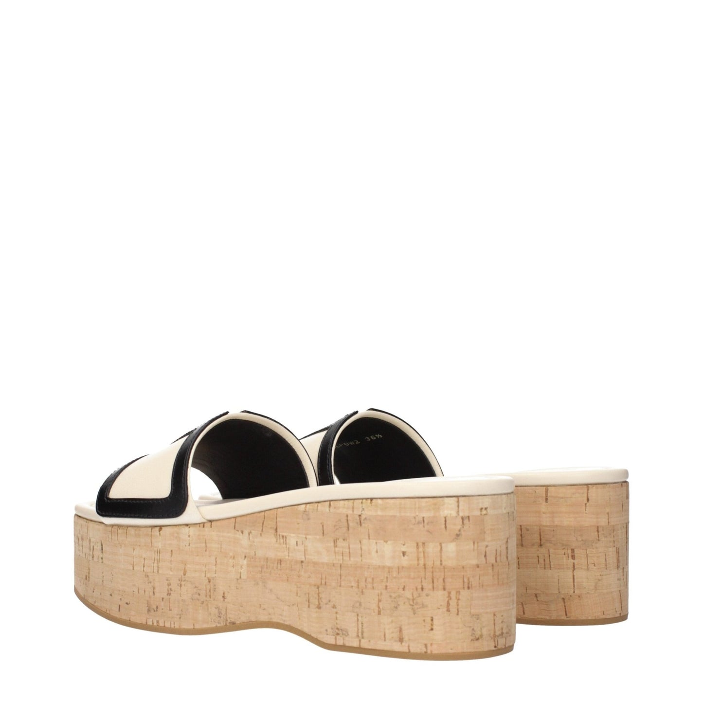 Valentino Garavani Beige Leather Wedges Sandals – EU36.5/US6.5 par Valentino Garavani | Disponible sur Sandy Store ByNet