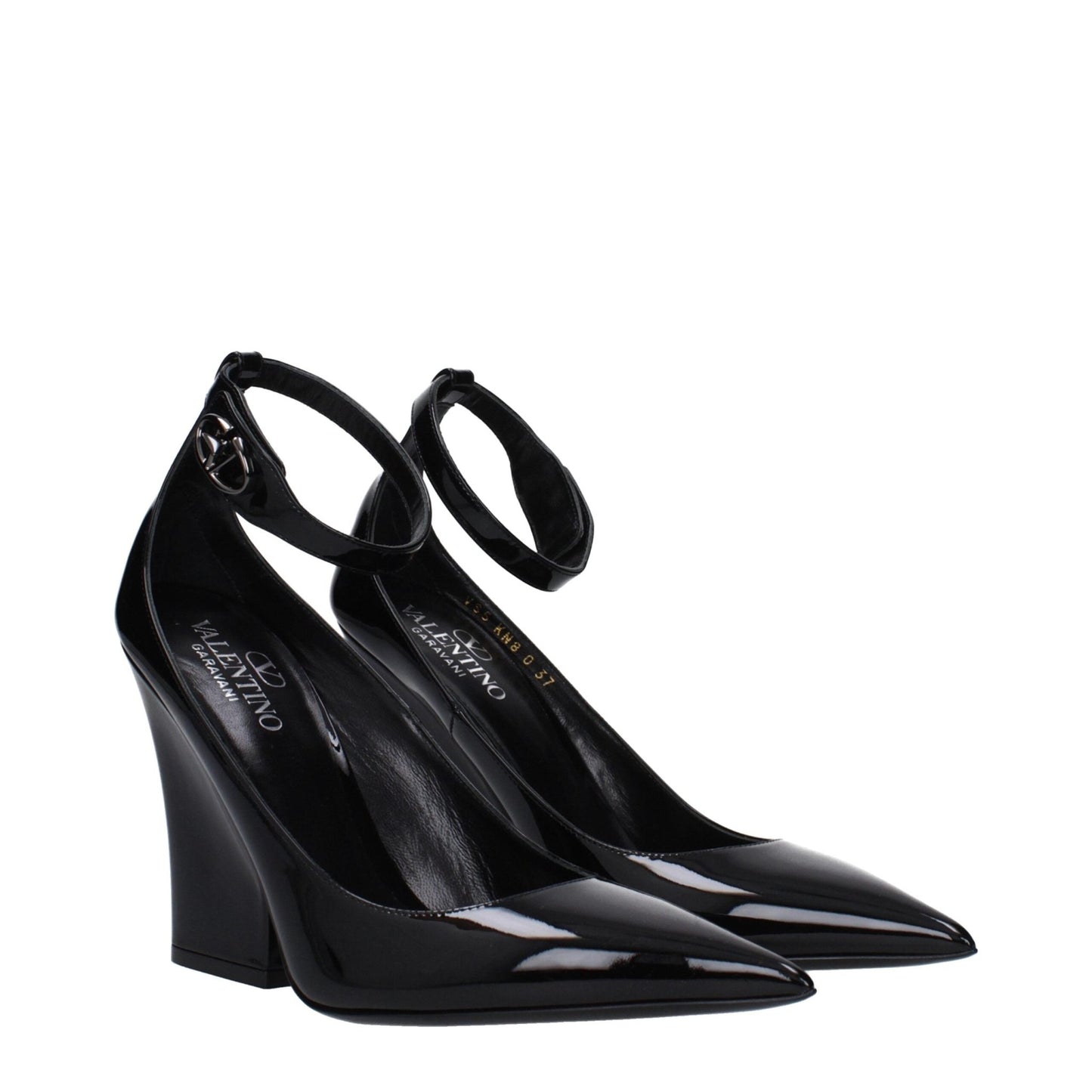 Valentino Garavani Black Leather Platforms Pumps – EU39/US9 par Valentino Garavani | Disponible sur Sandy Store ByNet