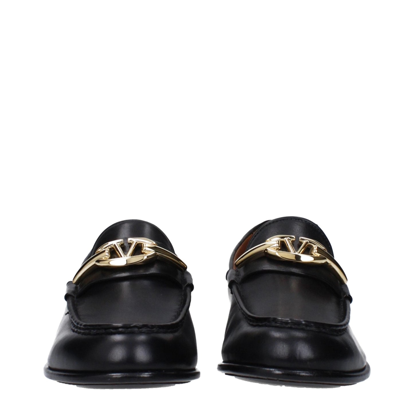 Valentino Garavani Black Leather Slip - On Loafers – EU38/US8 par Valentino Garavani | Disponible sur Sandy Store ByNet