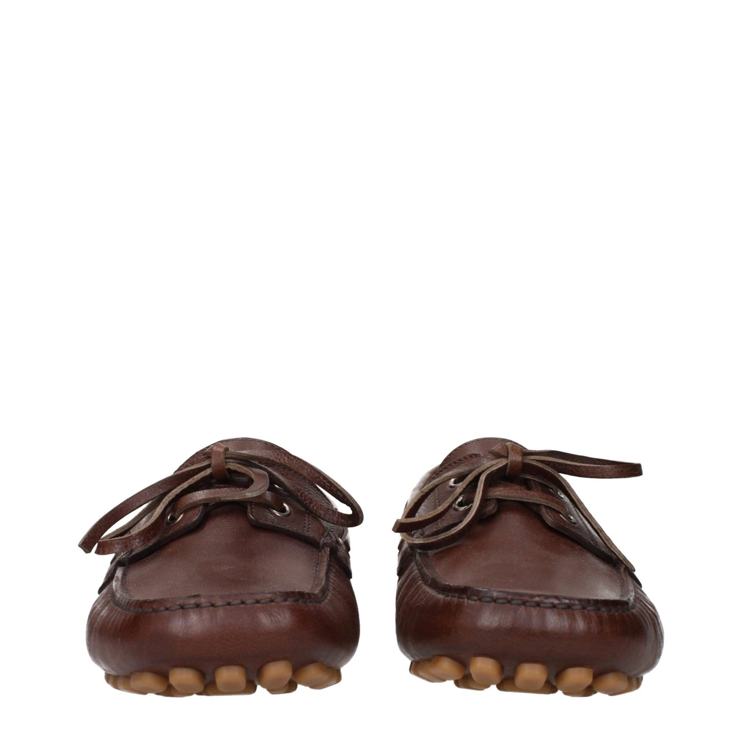 Valentino Garavani Brown Leather Slip - On Loafers – EU40/US7 par Valentino Garavani | Disponible sur Sandy Store ByNet