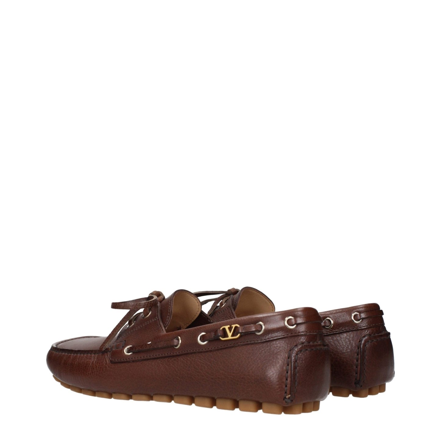 Valentino Garavani Brown Leather Slip - On Loafers – EU40/US7 par Valentino Garavani | Disponible sur Sandy Store ByNet