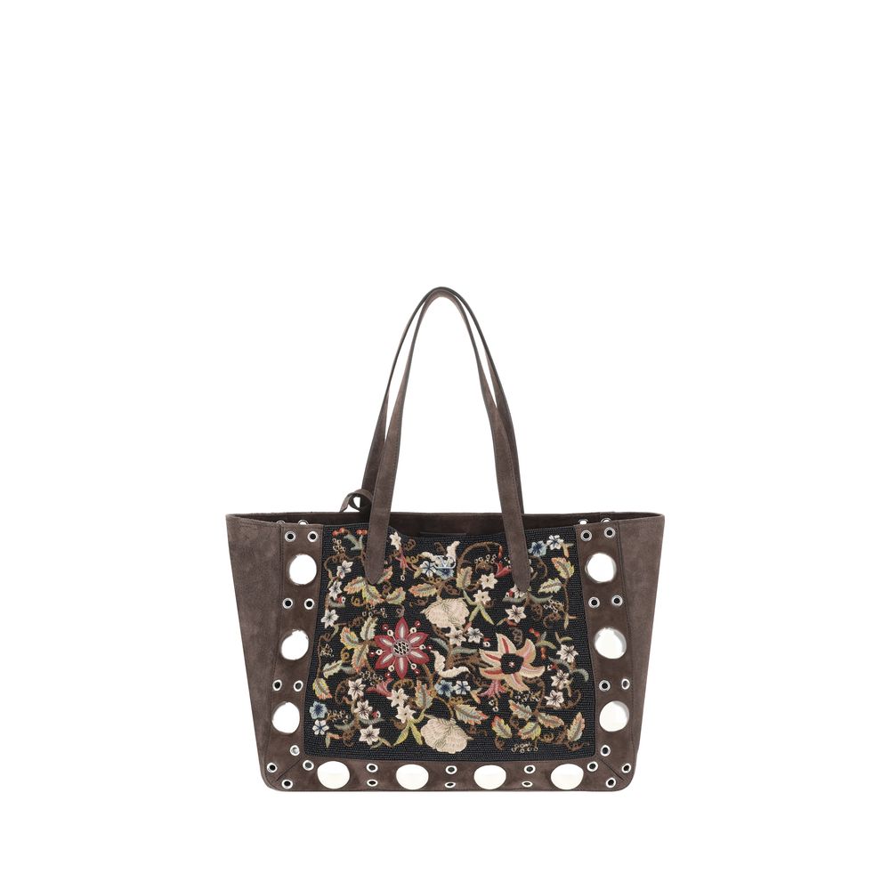 Valentino Garavani Floral embroideried Nellcote Tote Bag - Sandy Store ByNet