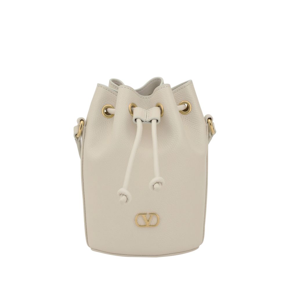 Valentino Garavani Mini Vlogo Drawstring Bucket Bag - Sandy Store ByNet