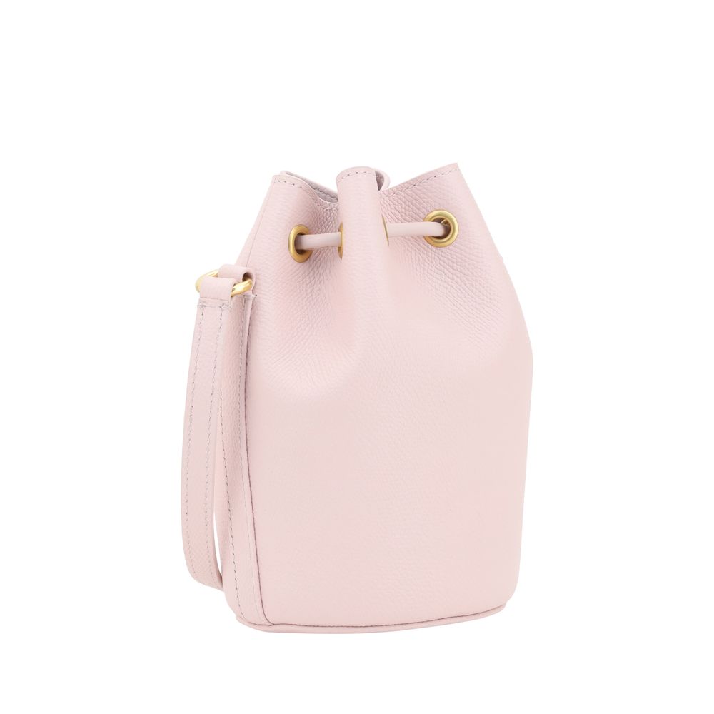 Valentino Garavani Mini Vlogo Drawstring Bucket Bag - Sandy Store ByNet