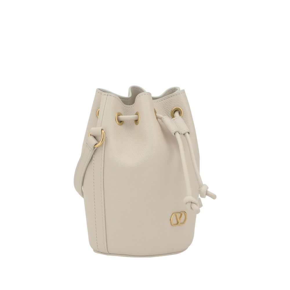 Valentino Garavani Mini Vlogo Drawstring Bucket Bag - Sandy Store ByNet