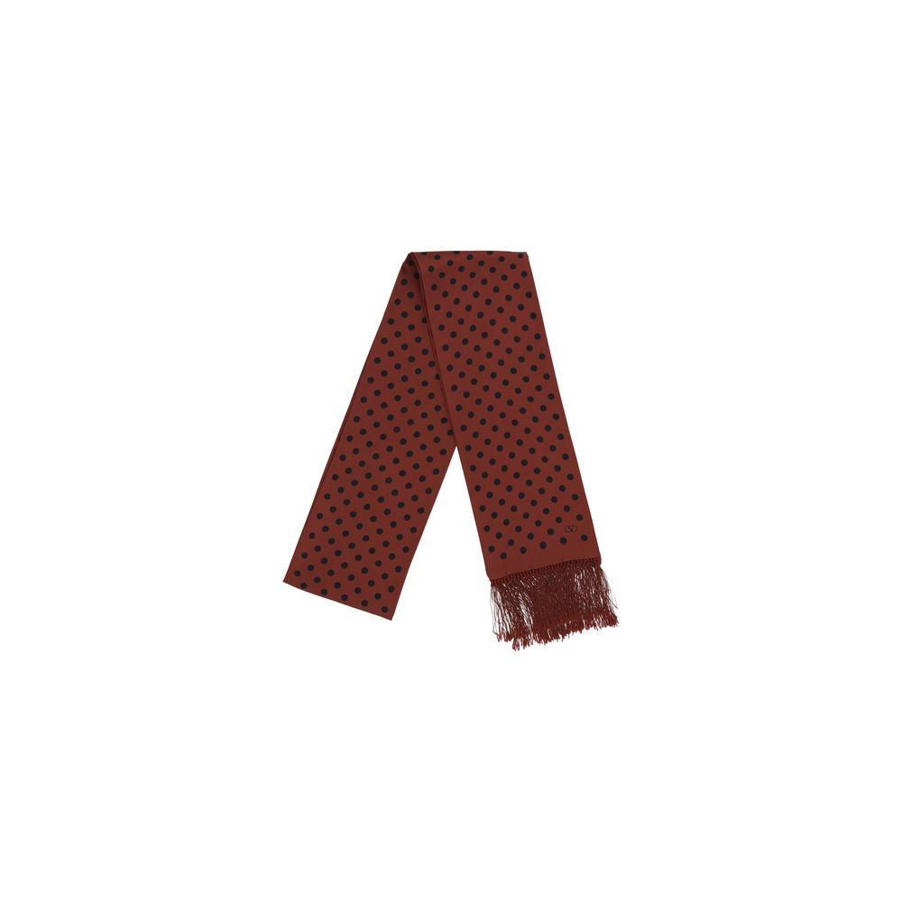 Valentino Garavani Polka - dot pattern Silk Scarf - Sandy Store ByNet