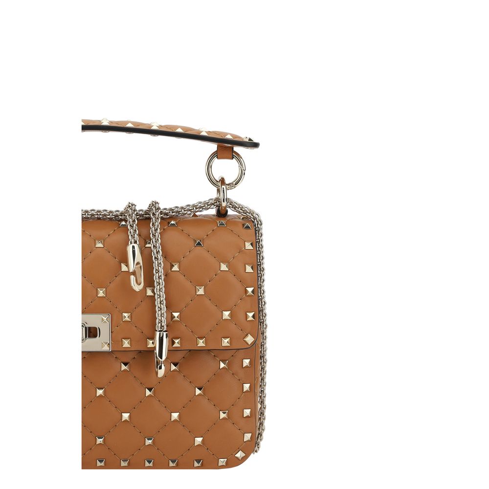 Valentino Garavani Rockstud Spike Leather Shoulder Bag - Sandy Store ByNet