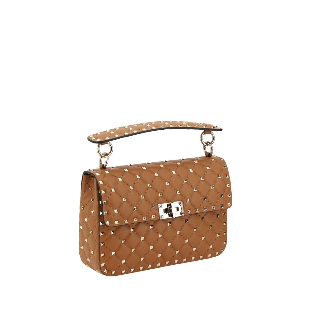 Valentino Garavani Rockstud Spike Leather Shoulder Bag - Sandy Store ByNet