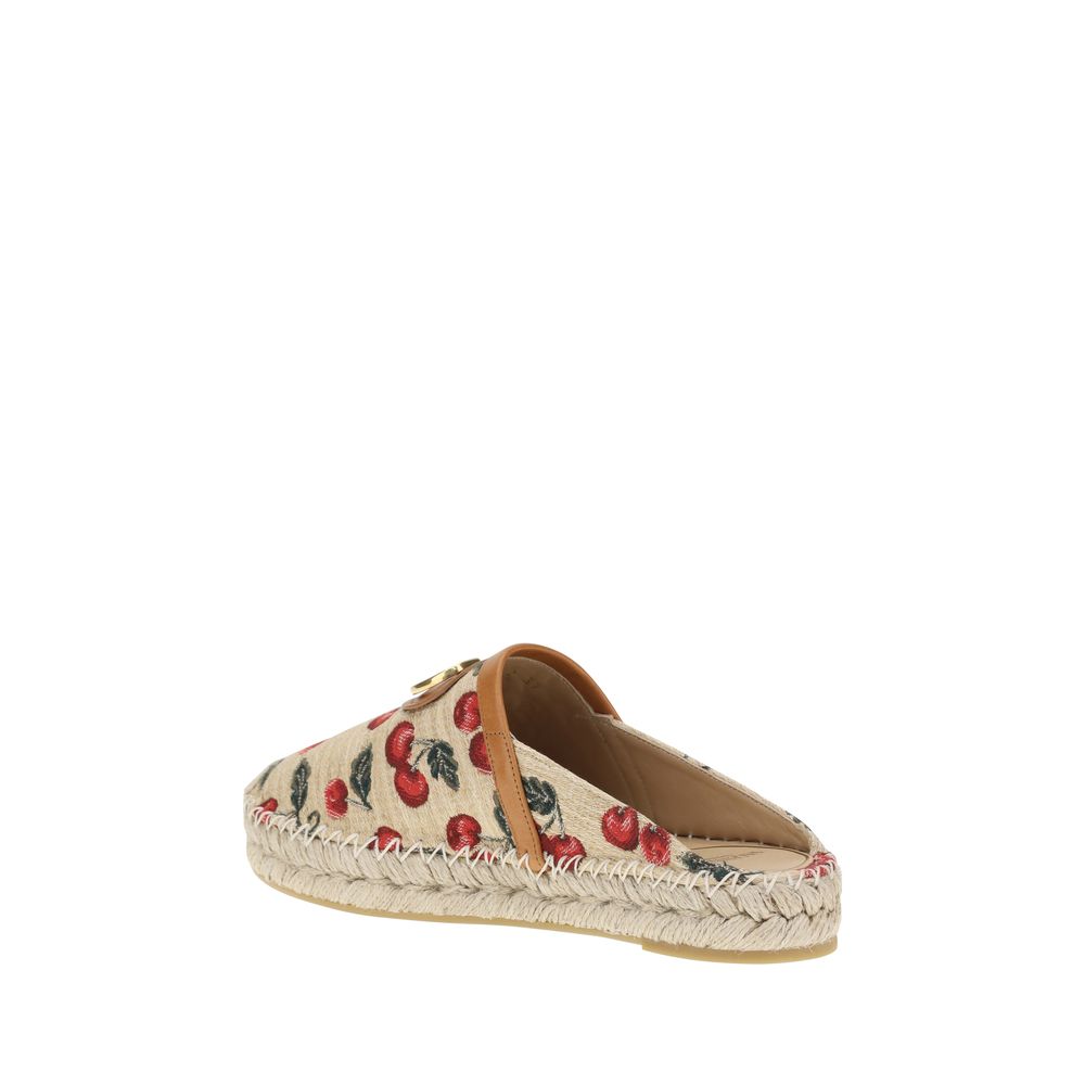 Valentino Garavani Vlogo Cherryfic Espadrilles mules - Sandy Store ByNet