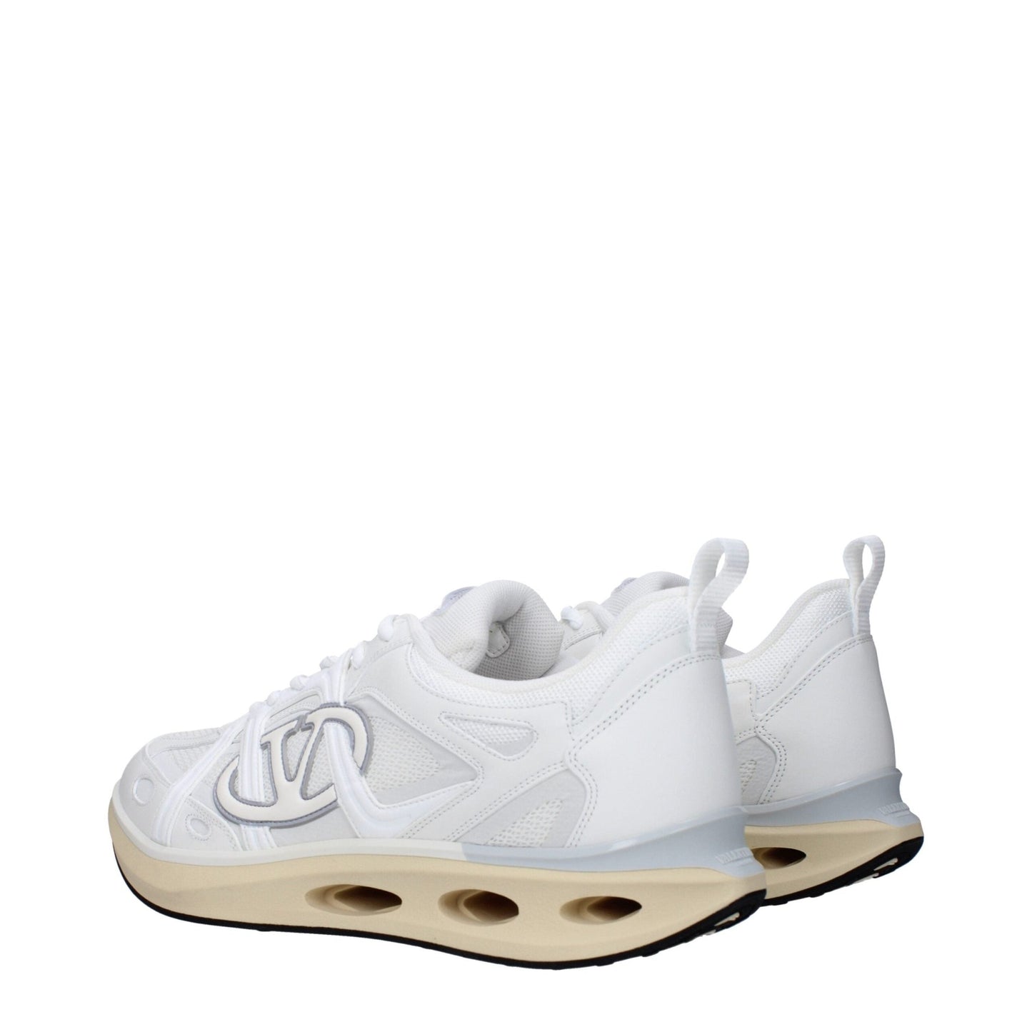 Valentino Garavani White Fabric Athletic Sneakers – EU40/US7 par Valentino Garavani | Disponible sur Sandy Store ByNet