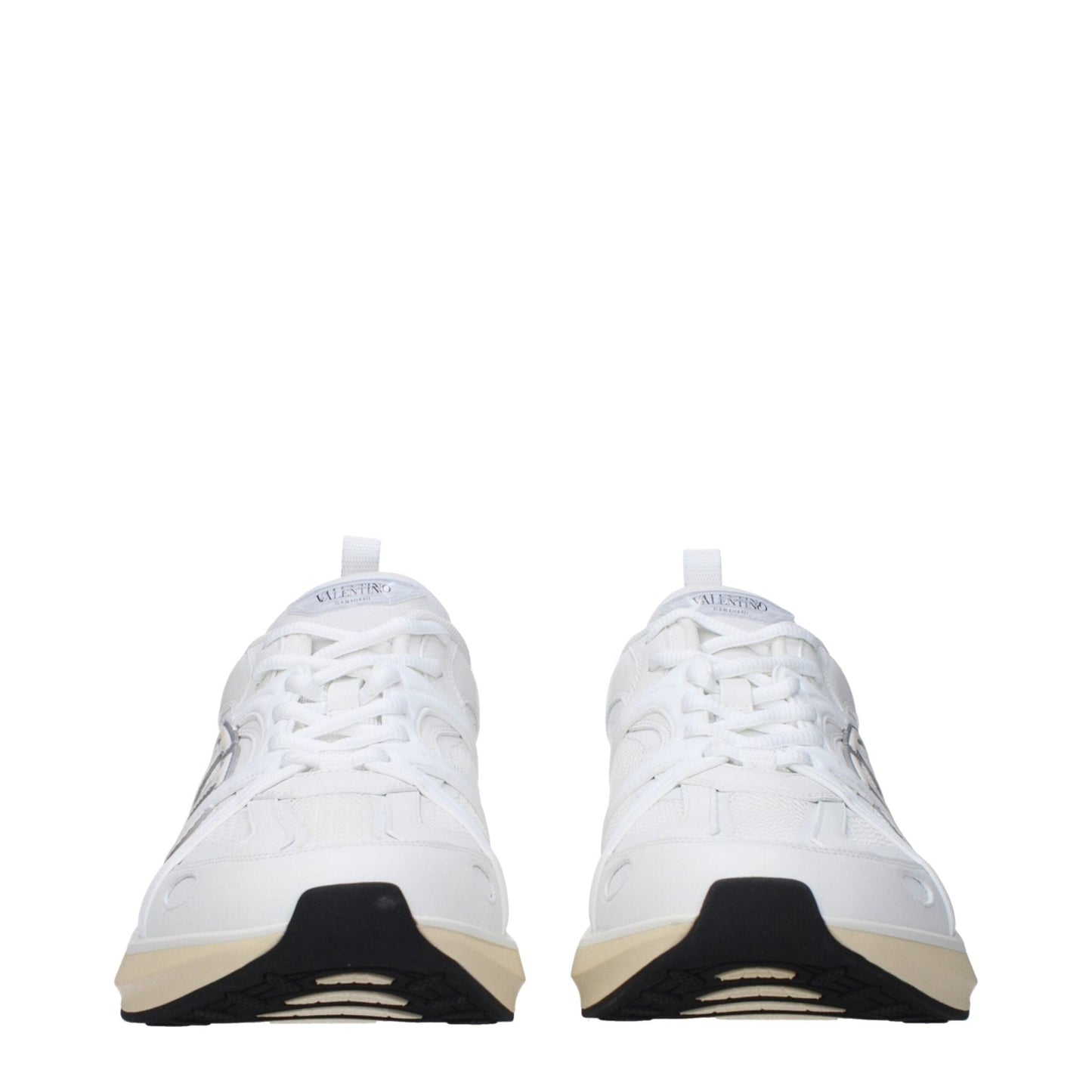 Valentino Garavani White Fabric Athletic Sneakers – EU40/US7 par Valentino Garavani | Disponible sur Sandy Store ByNet