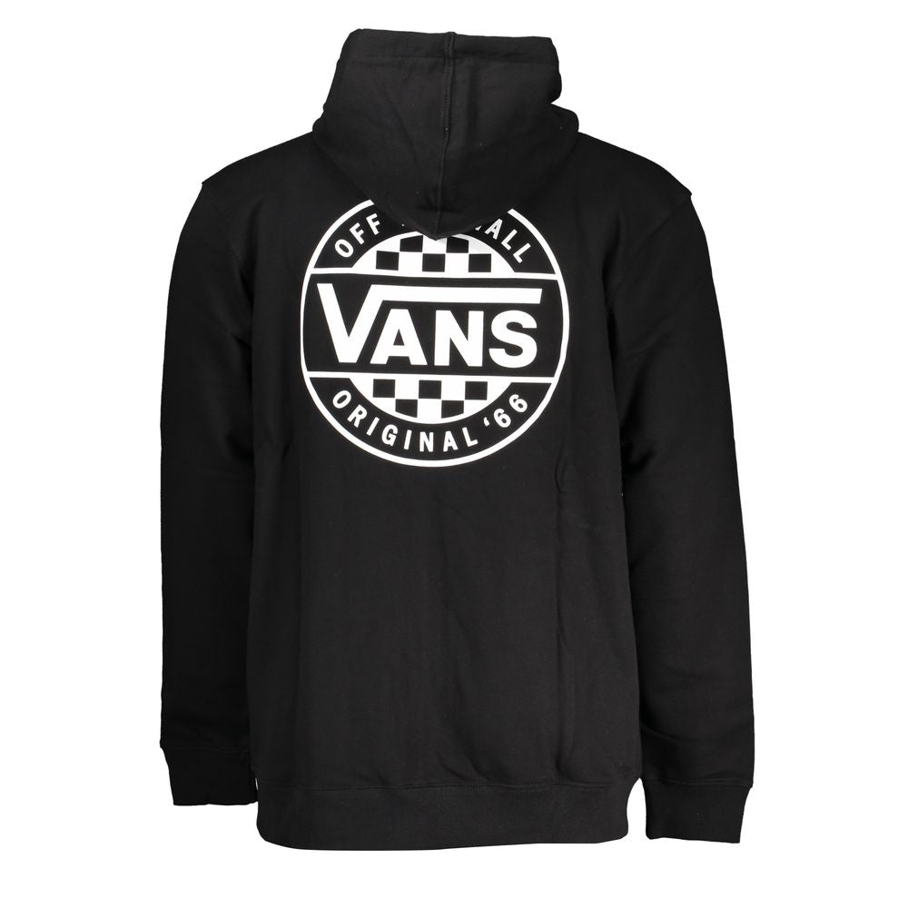 Vans Sleek Black Zip Hoodie with Logo Print - Sandy Store ByNet